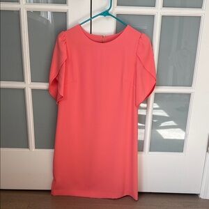 Cynthia Steffe Coral Pink Shift Dress